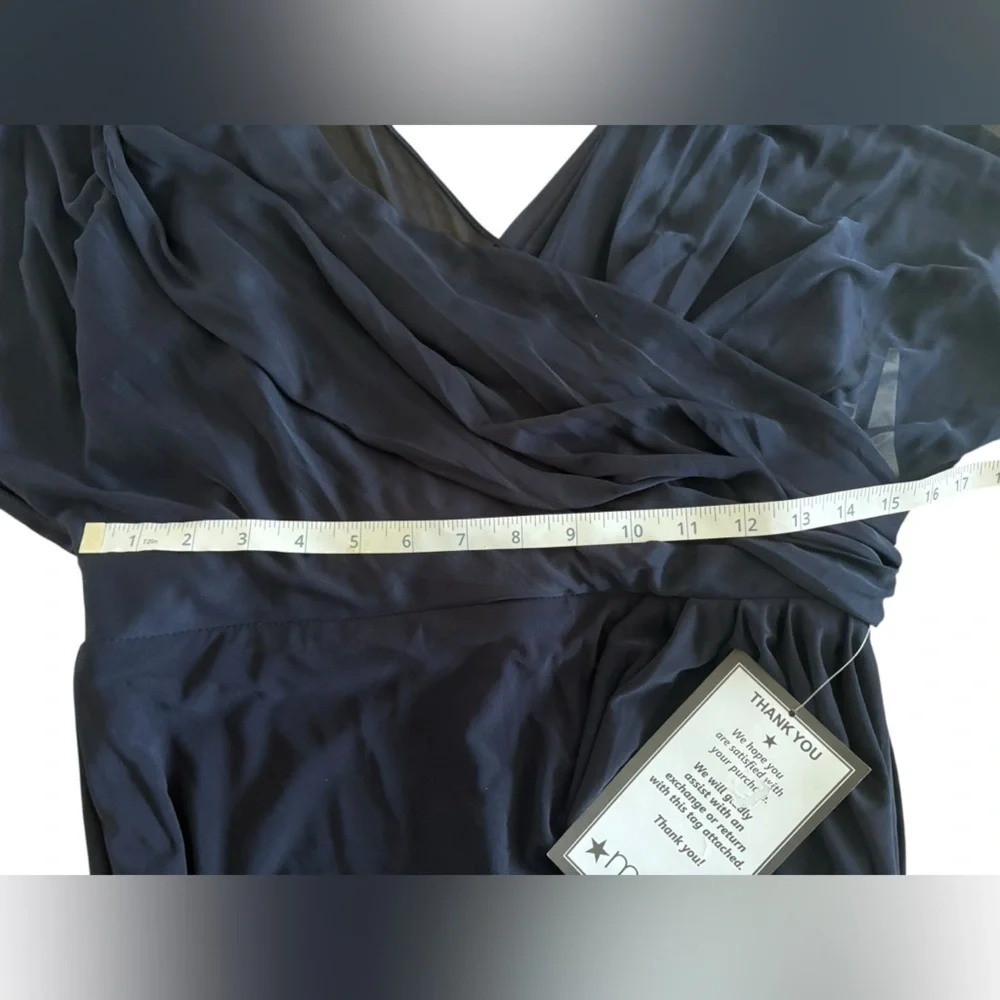 Betsy & Adam Navy Blue Maxi Dress - Picture 10 of 12
